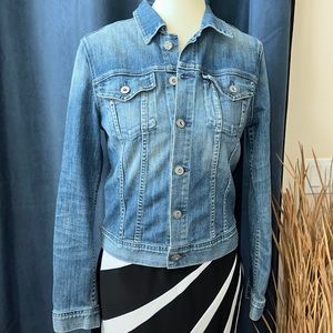 ⭐️SALE⭐️ Ag Adriano Goldschmied Blue Jean Jacket EUC
